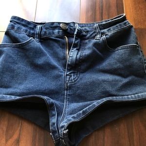 Dark Jean shorts from Urban outfitters